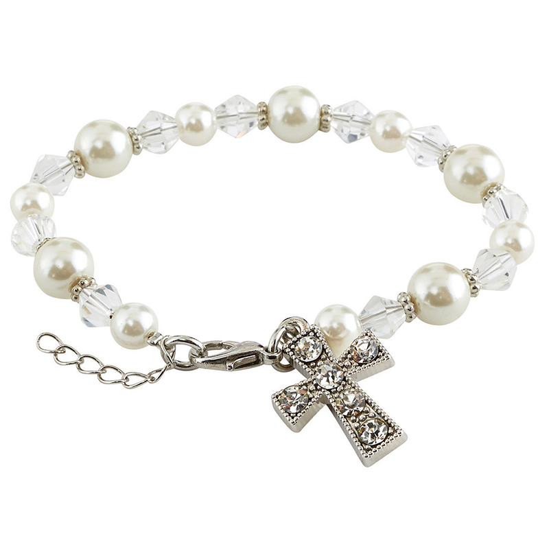 Bracelet First Communion Rosary Bracelet MPN:D1992-CB Children/First ...