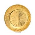  Communion Bread Tray Gold 