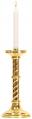  Candlestick Altar 12 inch Brass 