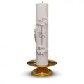  Candlestick Wedding 2-5/8 H Brass 