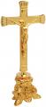  Altar Crucifix, Gold Plated, 10-3/4" 