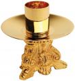  Candlestick Altar 3.25 inch 24K Gold Plated 