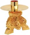  Candlestick Altar 5 inches 24K Gold Plated 