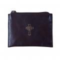  Rosary Case Genuine Leather Black 