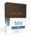  NIV, Value Pew and Worship Bible, Hardcover, Brown 