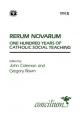  Concilium 1991/5: Rerum Novarum: One Hundred Years of Catholic Social Teaching 