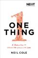  One Thing: A Revolution to Change the World with Love 