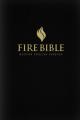  Mev Fire Bible: Black Bonded Leather - Modern English Version 