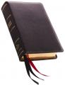  NKJV, Single-Column Reference Bible, Premium Leather, Black, Sterling Edition, Comfort Print 