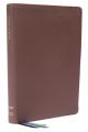  Net Bible, Thinline Large Print, Genuine Leather, Brown, Comfort Print: Holy Bible 