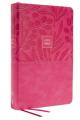  KJV Holy Bible: Large Print Single-Column with 43,000 End-Of-Verse Cross References, Pink Leathersoft, Personal Size, Red Letter, Comfort Print: King 