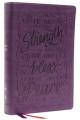  Nkjv, Giant Print Center-Column Reference Bible, Verse Art Cover Collection, Leathersoft, Purple, Red Letter, Comfort Print: Holy Bible, New King Jame 