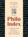  The Philo Index: A Complete Greek Word Index to the Writings of Philo of Alexandria 