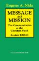  Message and Mission: The Communication of the Christian Faith Revised Edition 