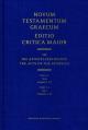  Novum Testamentum Graecum Editio Critica Maior, Part 1.1 Text (Hardcover): Chapter 1-14 