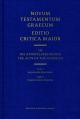  Novum Testamentum Graecum Editio Critica Maior, Part 2 Supplementary Material (Hardcover): Supplementary Material 