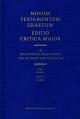  Novum Testamentum Graecum Editio Maior, Part 3 Studies (Hardcover) 