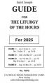  Liturgy of the Hours Guide for 2025 (Large Type) 