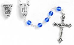  Rosary Blue with Holy Water from Lourdes 