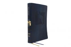  Net Bible, Thinline Art Edition, Large Print, Leathersoft, Blue, Comfort Print: Holy Bible 