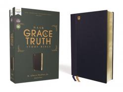  Nasb, the Grace and Truth Study Bible (Trustworthy and Practical Insights), Leathersoft, Navy, Red Letter, 1995 Text, Comfort Print 