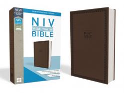  NIV, Value Thinline Bible, Imitation Leather, Brown 