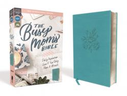  Niv, Busy Mom\'s Bible, Leathersoft, Teal, Red Letter Edition, Comfort Print: Daily Inspiration Even If You Only Have One Minute 