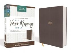  Niv, Verse Mapping Bible, Cloth Over Board, Gray, Comfort Print: Find Connections in Scripture Using a Unique 5-Step Process 