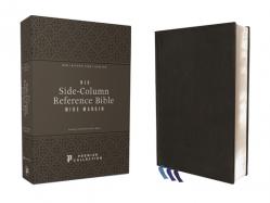  Niv, Wide Margin Side Column Reference Bible, Premium Goatskin Leather, Black, Premier Collection, Black Letter, Art Gilded Edges, Comfort Print 