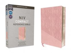  Niv, Reference Bible, Compact, Leathersoft, Pink, Red Letter, Comfort Print 