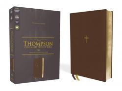  Nasb, Thompson Chain-Reference Bible, Leathersoft, Brown, 1995 Text, Red Letter, Comfort Print 