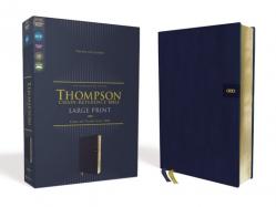  Niv, Thompson Chain-Reference Bible, Large Print, Leathersoft, Navy, Red Letter, Comfort Print 