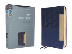  Niv, Thinline Bible, Leathersoft, Blue, Red Letter, Comfort Print 