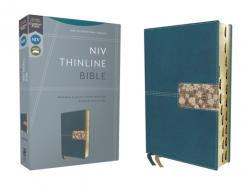  Niv, Thinline Bible, Leathersoft, Teal, Red Letter, Thumb Indexed, Comfort Print 