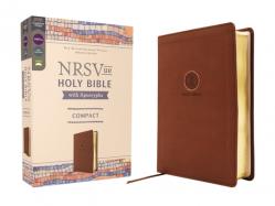  Nrsvue, Holy Bible with Apocrypha, Compact, Leathersoft, Brown, Comfort Print 