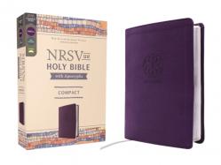  Nrsvue, Holy Bible with Apocrypha, Compact, Leathersoft, Purple, Comfort Print 