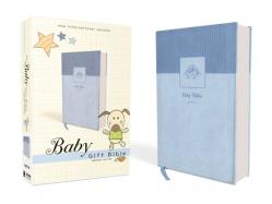  Niv, Baby Gift Bible, Holy Bible, Leathersoft, Blue, Red Letter, Comfort Print: Keepsake Edition 