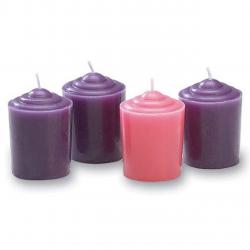  Advent Candle Votive Set of 4 