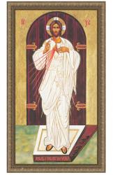  Picture Divine Mercy LARGE Eastern Icon 18 x 32 inch 