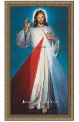  Picture Divine Mercy LARGE Blue Hyla 36 x 51 inch 