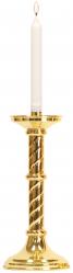  Candlestick Altar 12 inch Brass 