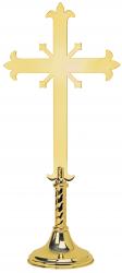  Altar Cross or Crucifix 28\" Brass 