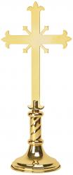  Altar Cross 18\" Brass 