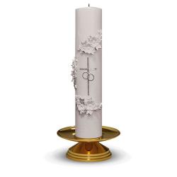  Candlestick Wedding 2-5/8 H Brass 