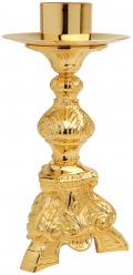  Candlestick Altar 10.75 inch 24K Gold Plated 