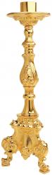  Candlestick Altar 15.25 inch 24K Gold Plated 