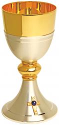  Chalice, Gold and Silver Plated 