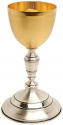  Chalice, Gold and Silver Plated 