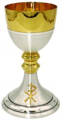  Chalice, Gold and Silver Plated 