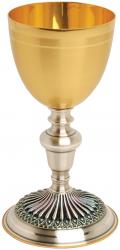  Chalice, Gold and Silver Plated 